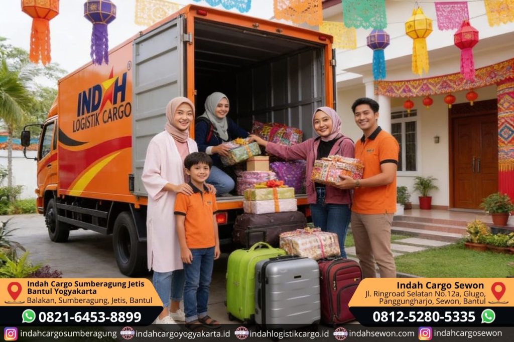 perjalanan mudik lebih nyaman dari Bantul Yogyakarta bersama Indah Logistik Cargo