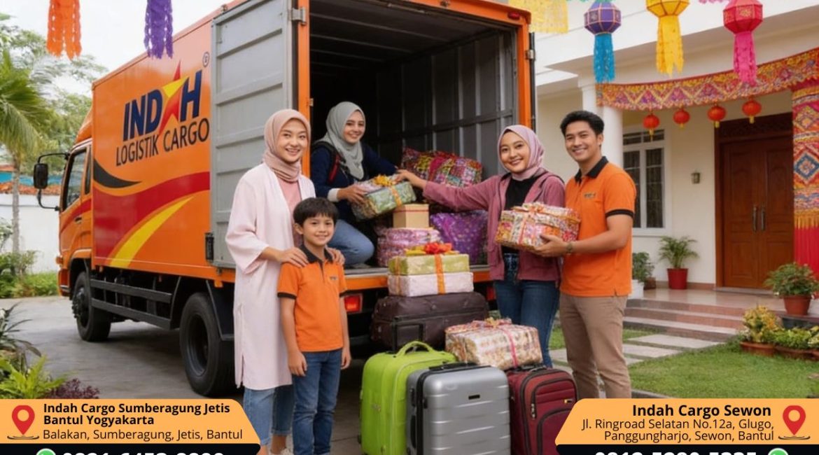 perjalanan mudik lebih nyaman dari Bantul Yogyakarta bersama Indah Logistik Cargo