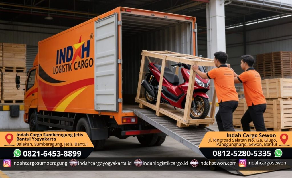 kirim motor packing premium di bantul yogyakarta