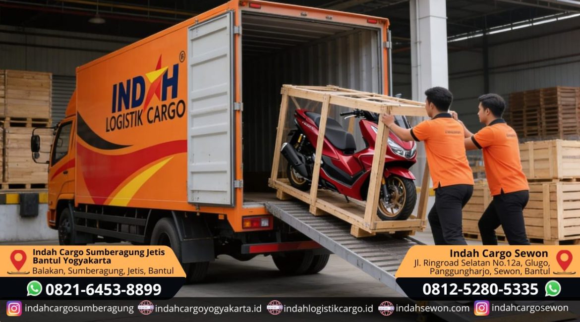 kirim motor packing premium di bantul yogyakarta