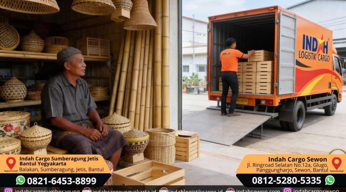 Pengiriman Kerajinan Anyaman Bambu Bantul