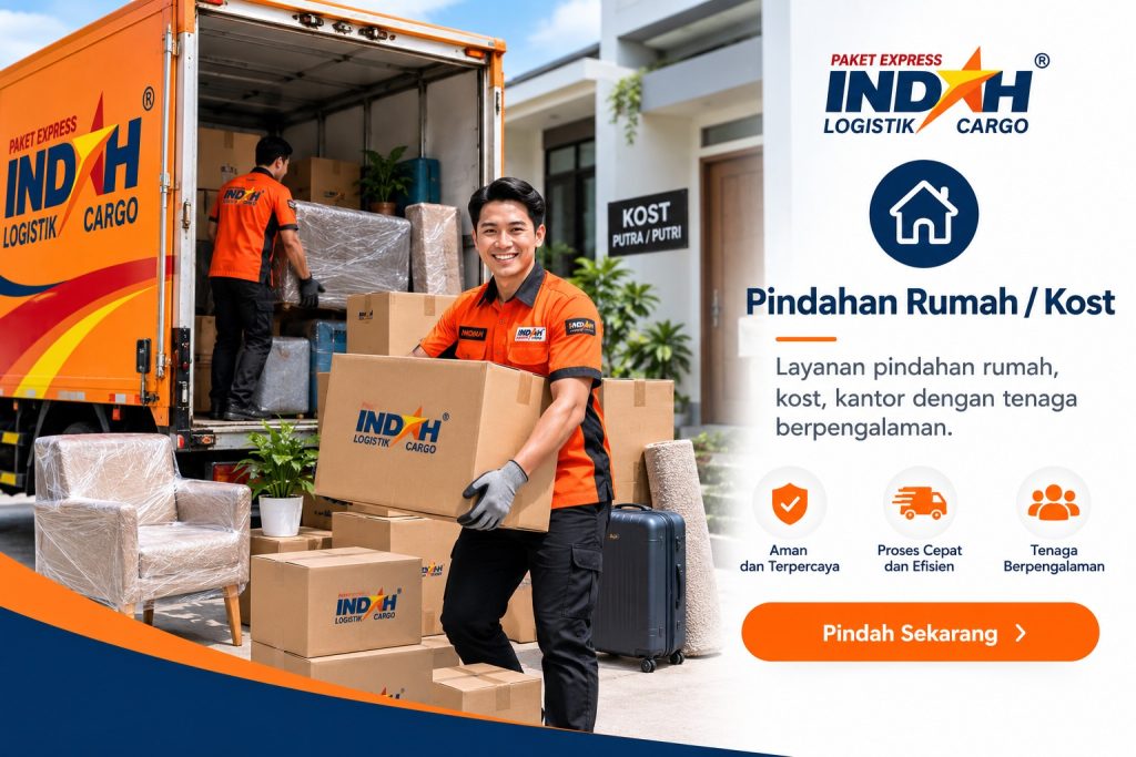 Jasa pindahan rumah dan kost Bantul Indah Cargo