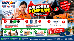 Waspada penipuan mengatasnamakan Indah Logistik Cargo