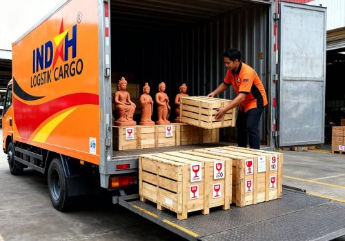 tentang indah logistik cargo sewon bantul yoygakarta pickup